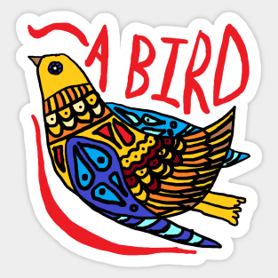 A gliding BIRD Sticker